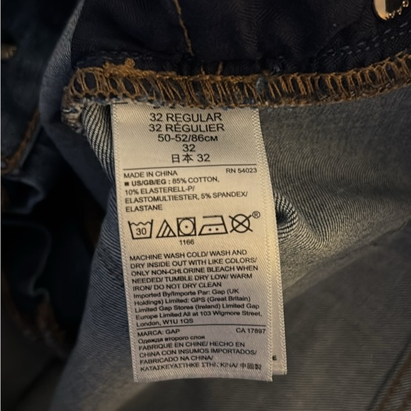 Women’s gap 32 R true skinny medium wash jeans - Picture 7 of 7